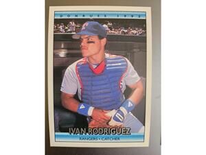 1992 Donruss #289 Ivan Rodriguez Texas Rangers HOF